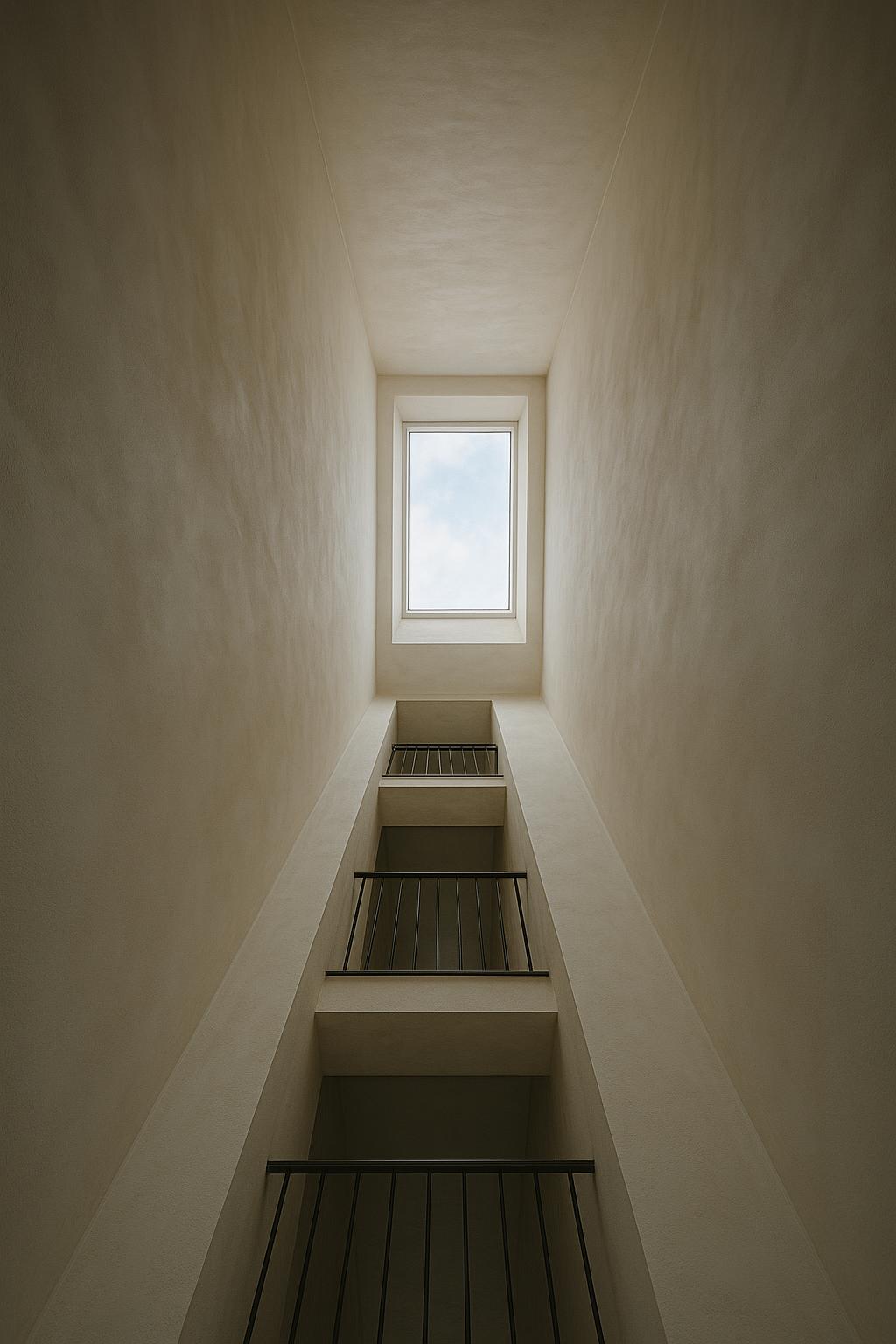 Plastered interior, concept imagery